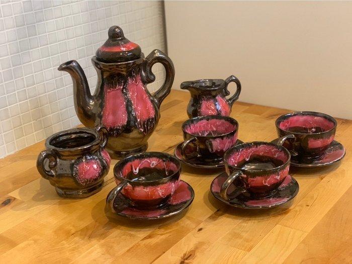 Vallauris - Drankservies - Keramiek - Koffie / Thee servies, Antiek en Kunst, Curiosa en Brocante