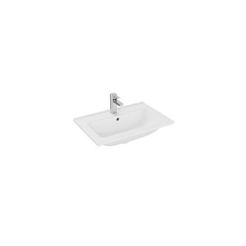Wastafel Plieger Vitra Mia 1 Kraangat 40x60 cm Met Overloop, Doe-het-zelf en Verbouw, Sanitair, Overige typen, Nieuw, Ophalen of Verzenden