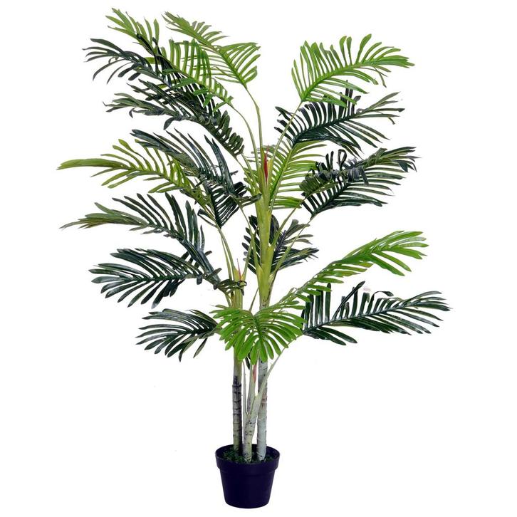 TRUUSK Kunstpalm 150cm - Grote Kunstplant met 19 Palmbladere, Huis en Inrichting, Kasten | Dressoirs, Nieuw, Verzenden