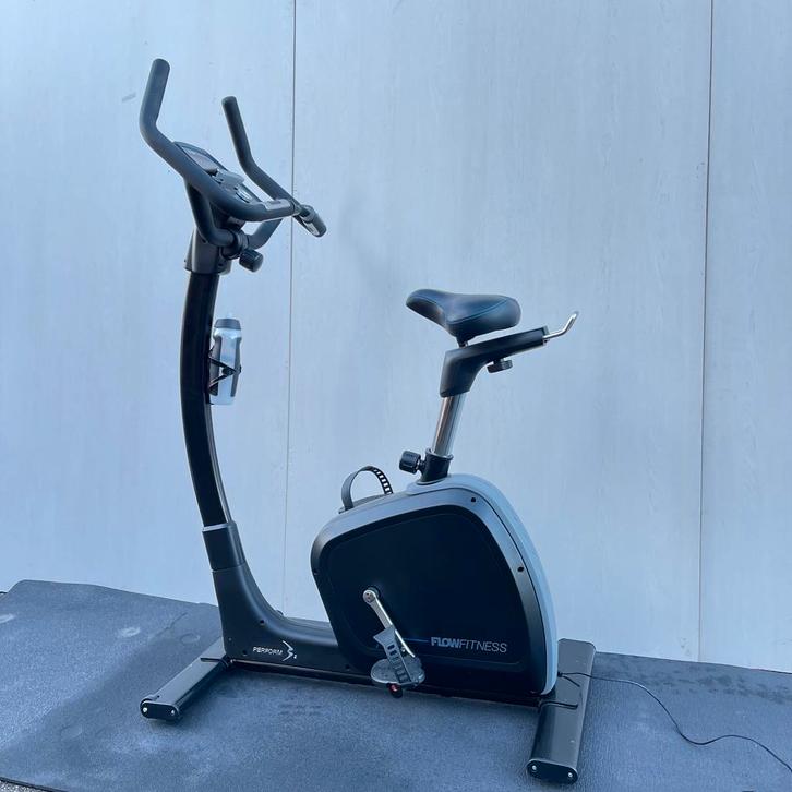 Hometrainer Flow Fitness B2I Zwift Compatible, Sport en Fitness, Fitnessapparatuur, Hometrainer, Zo goed als nieuw, Metaal, Benen