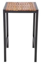 Vierkante Stalen en Acaciahouten Bartafel, Verzenden, Nieuw in verpakking