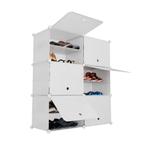Schoenenkast / Schoenenrek - 85 x 96 x 31 cm - Wit, Huis en Inrichting, Verzenden, Nieuw