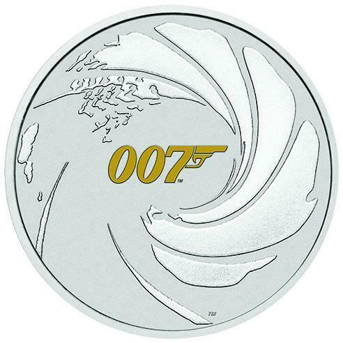 Massief Zilveren James Bond - No time to die, Postzegels en Munten, Munten en Bankbiljetten | Verzamelingen, Verzenden