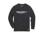 TRIUMPH - Trui triumph bettmann zwart /3xl - MTLS21010-XXXL, Motoren, Kleding | Motorkleding, Nieuw met kaartje, TRIUMPH