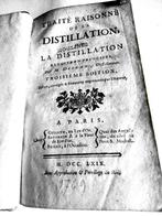 Déjean  distillateur - Traité raisonné de la distillation,, Antiek en Kunst