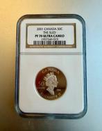 Canada. Elizabeth II. 50 Cents 2001 NGC PF70 Ultra Cameo