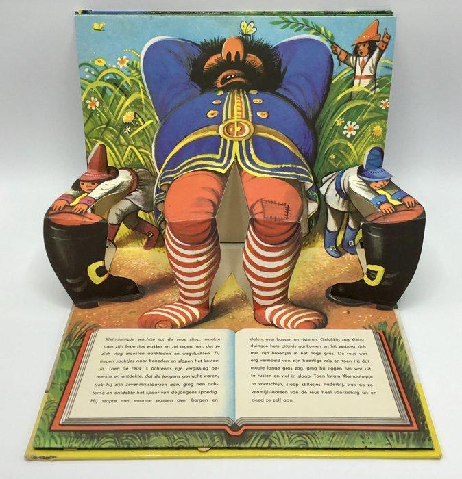 Vojtch Kubašta - Kleinduimpje - Pop-Up Boek - 1971, Antiek en Kunst, Antiek | Boeken en Bijbels