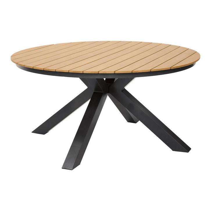 Ronde Tuintafel Arezzo Aluminium Ø 150 cm Lesli Living, Tuin en Terras, Tuintafels, Verzenden