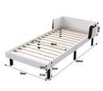 Gestoffeerd Kinderbed Puppy Hoofdbord 90x200 cm, Verzenden, Nieuw