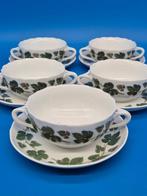 Eetservies - Hutschenreuther – 5 Suppentassen mit, Antiek en Kunst