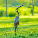 sculptuur, Purper reiger - 630 mm - Metaal, Antiek en Kunst