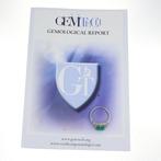 Ring - 18 karaat Witgoud - 2.15ct. tw. Smaragd - Diamant, Nieuw