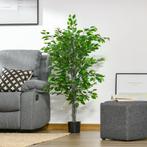 TRUUSK Kunstmatige Ficusboom Groot 135 Cm Kunstplant, Plasti, Huis en Inrichting, Verzenden, Nieuw