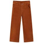 Ribfluweel Kinderbroek Cognac Maat 128 - Tweedekansje! OP=OP, Broek, Jongen of Meisje, Viking Choice, Nieuw