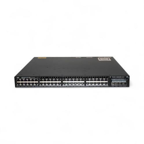 Cisco Catalyst 3650 - 48x 1Gb BASE-T Port, 2x 10Gb SFP+, Computers en Software, Netwerk switches, Refurbished, Ophalen of Verzenden