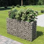 vidaXL Gabion plantenbak verhoogd 180x50x100 cm, Tuin en Terras, 100 cm of meer, Verzenden, Nieuw, Metaal