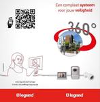 Legrand 360° videofoon systeem - zwart - 7 spiegel, Verzenden, Zo goed als nieuw