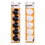Benson Ronde magneten - set van 5 - Ø 40 mm - kleurenmix..., Ophalen of Verzenden, Nieuw in verpakking