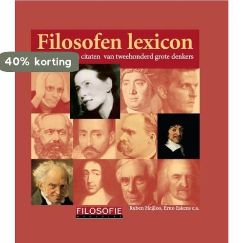Filosofen lexicon 9789076988627, Boeken, Filosofie, Zo goed als nieuw, Verzenden