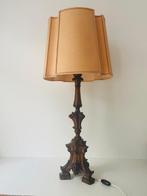 Lamp - Hout - Antieke kandelaar