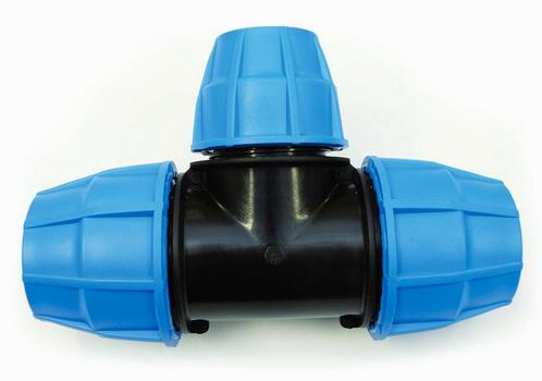 Supreme pe verloop T-stuk 90°, Kiwa, 3x klem-40 x, Doe-het-zelf en Verbouw, Overige Doe-het-zelf en Verbouw, Verzenden