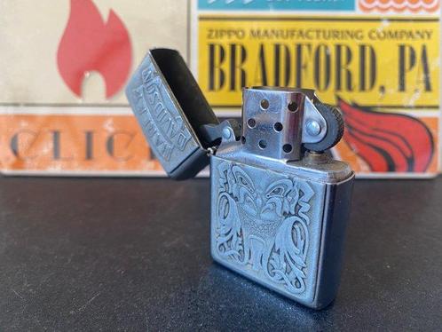 Zippo - HARLEY DAVIDSON RELIEF - Zonder Minimumprijs -, Verzamelen, Rookartikelen, Aanstekers en Luciferdoosjes