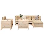 vidaXL 7-delige Loungeset massief grenenhout, Tuin en Terras, Tuinsets en Loungesets, Verzenden, Nieuw, Loungeset