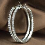 Populaire oorbellen met strassteentjes – 20mm-90mm, Verzenden, Nieuw, Met strass