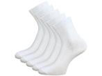 5 paar Bamboe dames sokken - Wit, Kleding | Dames, Sokken en Kousen, Nieuw, Verzenden