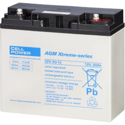 Cellpower CPX Accu/batterij 20 Ah - 12 volt met hoge capacit, Diversen, Brommobielen en Scootmobielen, Ophalen of Verzenden