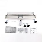 SALE - Solid 80x7cm - RVS - Douchegoot - Douchedrain –, Doe-het-zelf en Verbouw, Ophalen of Verzenden, Nieuw