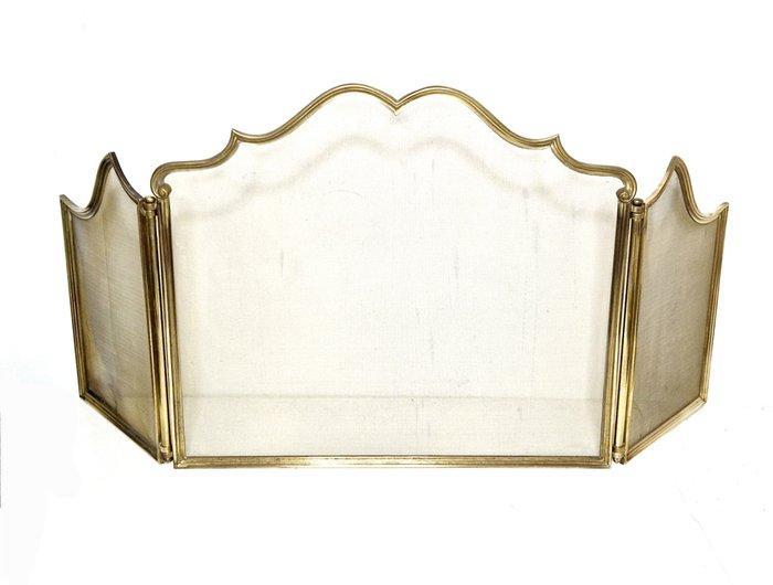 Openhaard accessoire - Messing - Haardscherm, Antiek en Kunst, Antiek | Overige Antiek