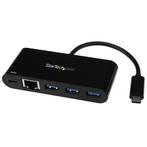 StarTech USB-C naar Ethernet adapter met 3 poorts USB 3.0, Computers en Software, Pc- en Netwerkkabels, Nieuw, Ophalen of Verzenden