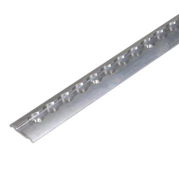Vliegtuigrail Halfrond Voorgeboord Aluminium - 1 meter beschikbaar voor biedingen