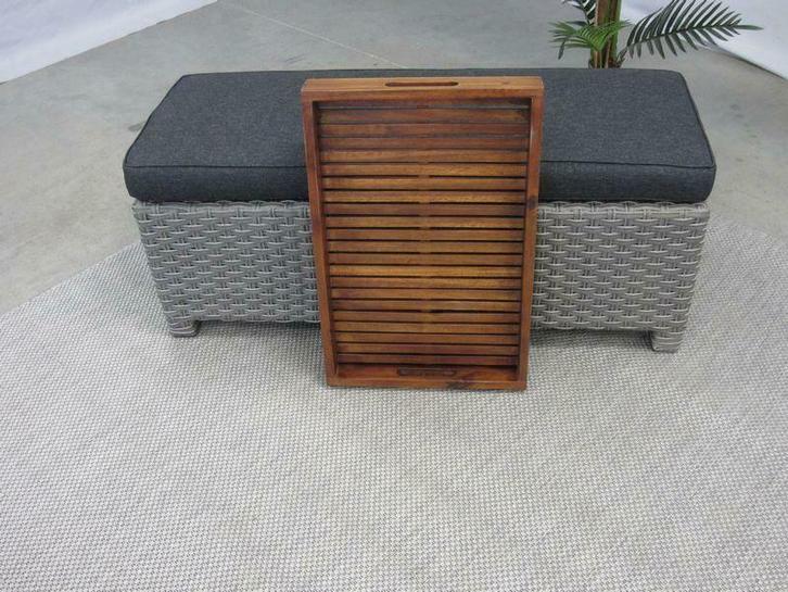 Te Velde tuinmeubelen dienblad acaciahout rechthoek klein, Tuin en Terras, Tuinmeubel-accessoires, Nieuw