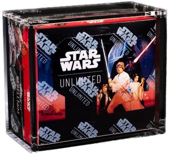 Premium - Acrylic Case Star Wars Unlimited Boosterbox | The, Hobby en Vrije tijd, Verzamelkaartspellen | Overige, Nieuw, Verzenden