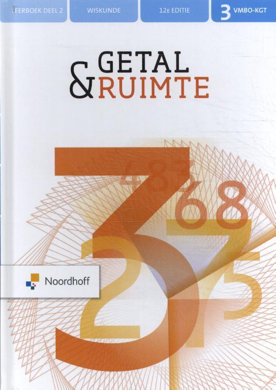 Getal amp Ruimte 3 vmbo kgt wiskunde leerboek  9789001575861, Boeken, Studieboeken en Cursussen, Zo goed als nieuw, Verzenden