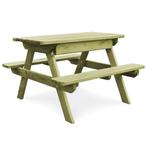 Picknicktafel met banken 90x90x58 cm gempregneerd grenenhout, Tuin en Terras, Nieuw, Verzenden