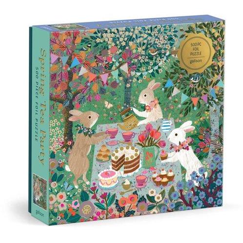 9780735384514 Spring Tea Party 500 Piece Foil Puzzle, Boeken, Kookboeken, Nieuw, Verzenden