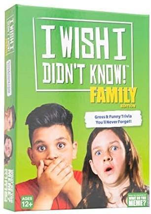 I Wish I Didn’t Know! - Family Edition | What Do You Meme? -, Hobby en Vrije tijd, Gezelschapsspellen | Bordspellen, Nieuw, Verzenden