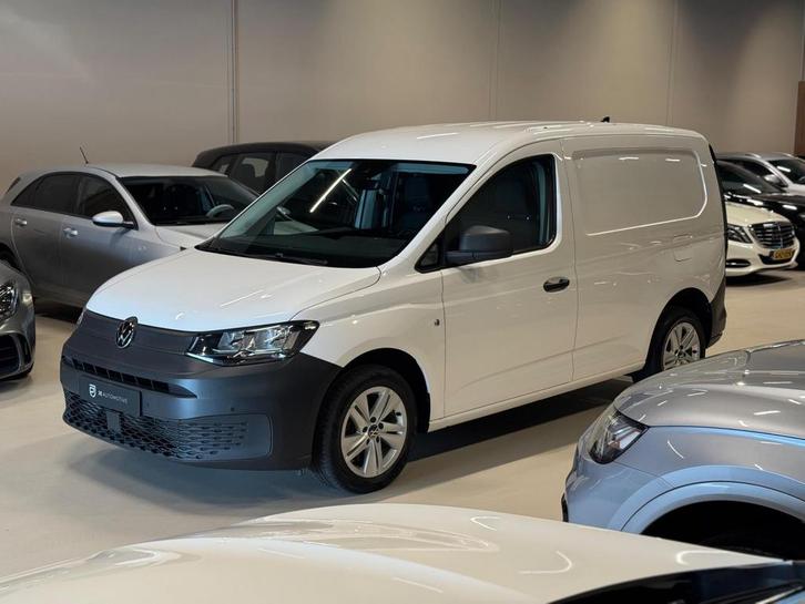 Volkswagen Caddy Cargo 2.0 TDI DSG, Apple Carplay, Android A, Auto's, Bestelauto's, Dealer onderhouden, Lease, Zwart, Automaat