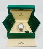 Rolex Datejust 41 - White Dial -126300 - Iced Out - Diamonds, Sieraden, Tassen en Uiterlijk, Horloges | Heren, Nieuw, Staal, Staal