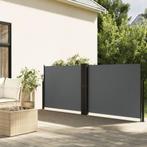 vidaXL Windscherm uittrekbaar 120x1200 cm antracietkleurig, Tuin en Terras, Verzenden, Nieuw