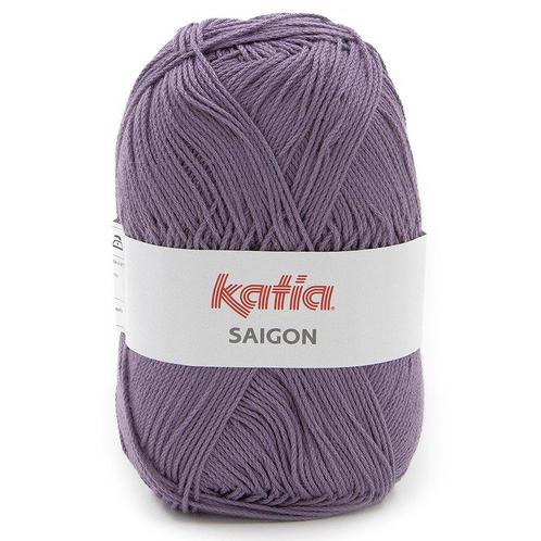 Katia Saigon - 45 aubergine - Acryl Garen, Hobby en Vrije tijd, Breien en Haken, Ophalen of Verzenden