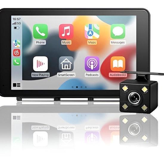 AutoSky 7 inch Wireless CarPlay en Android Auto Scherm met, Auto diversen, Auto-accessoires, Nieuw, Verzenden