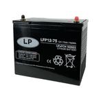 LP Lithium accu LFP V12,8-75 LiFePo4 12 volt 75 Ah 960 Wh, Nieuw