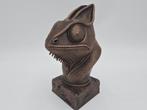 Bust of a Chameleon statue - home decor lover gift him her h, Verzenden, Nieuw
