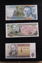Wereld. - 2 x 57 banknotes - various dates  (Zonder, Postzegels en Munten, Munten | Nederland