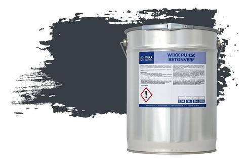 Wixx PU 150 Betonverf RAL 7016 | Antracietgrijs 20L, Doe-het-zelf en Verbouw, Verf, Beits en Lak, Verf, Grijs, Nieuw, 15 tot 20 liter