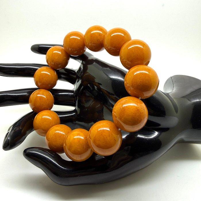 Exclusieve armband met Baltisch amber kralen 18 mm 41,7 g -, Antiek en Kunst, Curiosa en Brocante